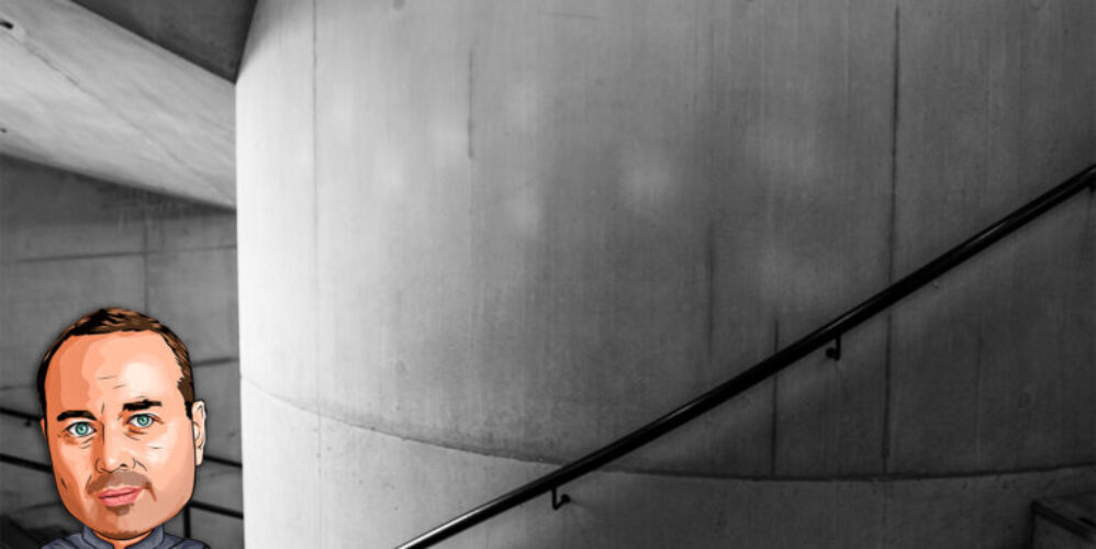 Concrete Stairs Photo Mockup by ImageCasper